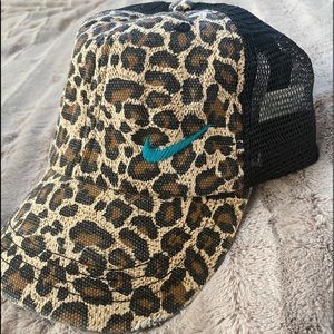 Leopard print Nike hat